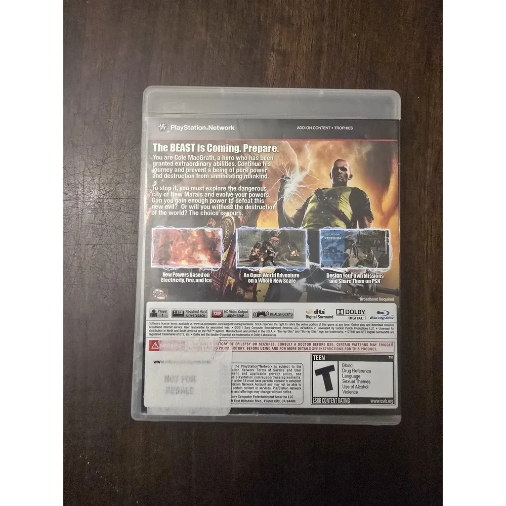 Infamous 2 PlayStation 3
